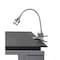 Homeroots Brushed Steel Metal LED Clip Lamp9 x 4-13 x 9.5-14.5 in. 372542 - alternate 6